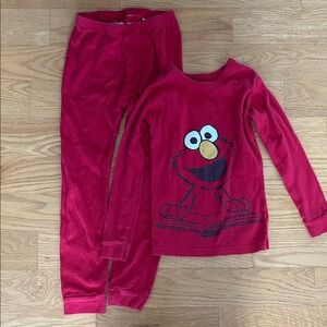GAP Red Elmo Graphic Kids Pajama Set